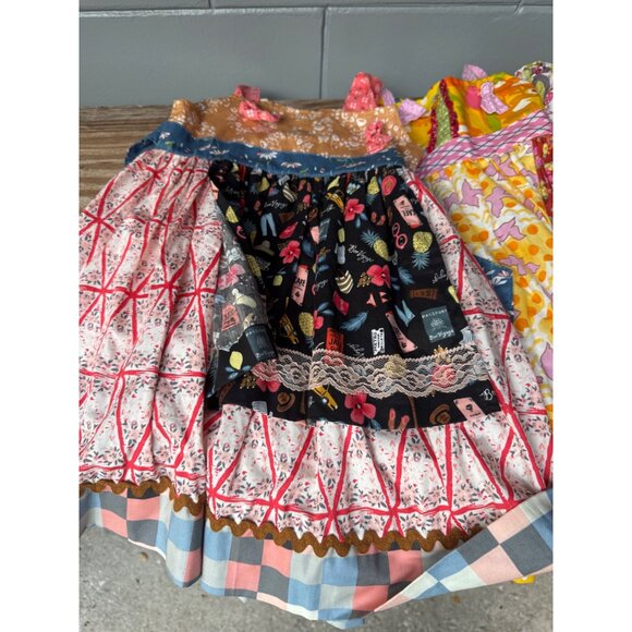 Matilda Jane Girls Size 6 Mix Print Dresses Set Of 4 With Floral & Geometric Pat - Picture 2 of 16